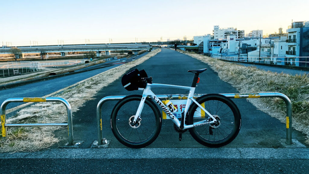 ネギ買いに行こう（ロードバイクで）